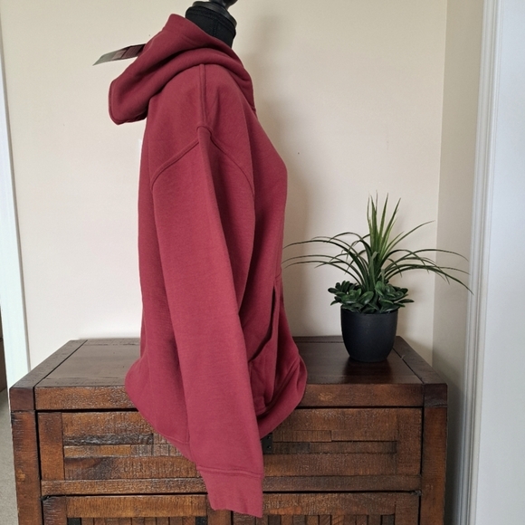 Kirkland Signature Hoodie Pullover Heavyweight Sweatshirt Red Women's XL - Picture 7 of 16